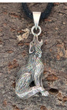 Wolf 8 A mit Schlangenkette - Silber