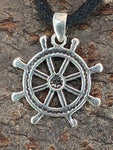Anhänger 126 Steuerrad - Silber