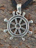 Anhänger 126 Steuerrad - Silber
