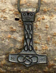 Anhänger 200 Schwarzer Thorshammer - Edelstahl