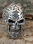 Ring Totenkopf, Gr. 60-74 (tk7) - Silber