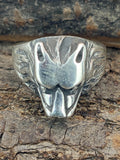 Ring Wolfskopf, Gr. 52-74 - Silber