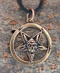 Anhänger 29 Pentagramm - Bronze