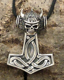 Kombi 152 Thorshammer mit Königskette - Silber