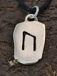 Rune Uruz 306 mit Schlangenkette - Silber