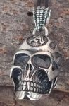 Anhänger 91 Totenkopf - Edelstahl