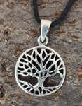 Lebensbaum 85 mit Schlangenkette - Silber