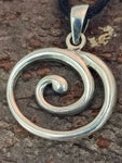 Anhänger 22 Spirale - Silber