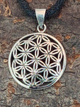 Anhänger 95 A Blume des Lebens - Silber
