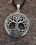 Lebensbaum 327 mit Schlangenkette - Silber