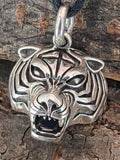 Tiger 344 mit Schlangenkette - Silber