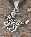 Einhorn 117 mit Schlangenkette - Silber