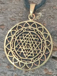 Anhänger 164 Sri Yantra - Bronze