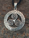 Triskele 231 mit Schlangenkette - Silber