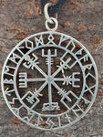 Anhänger 281 Wikinger Kompass - Silber