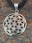 Blume des Lebens 95 A mit Schlangenkette - Silber