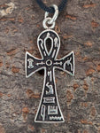 Ankh 32 mit Korbkette - Silber