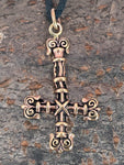 Anhänger 25 Kreuz - Bronze
