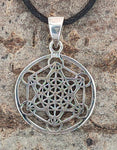 Anhänger 402 Metatrons Würfel - Silber