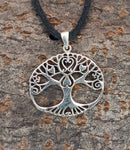 Lebensbaum 99 mit Schlangenkette - Silber