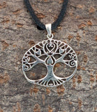 Lebensbaum 99 mit Schlangenkette - Silber