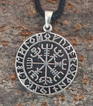 Anhänger 218 Wikinger Kompass - Silber