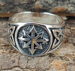 Ring Chaosstern, Gr. 52-76 (chaos) - Silber