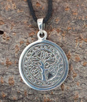Lebensbaum 83 mit Schlangenkette - Silber