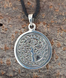 Lebensbaum 83 mit Schlangenkette - Silber