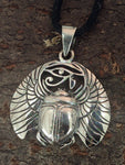 Skarabäus 368 mit Schlangenkette - Silber