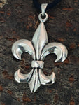 Fleur-de-Lis 184 mit Schlangenkette - Silber