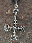 Anhänger 64 Kreuz - Silber