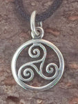 Triskele 23 mit Schlangenkette - Silber