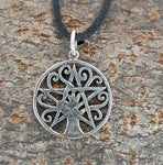 Lebensbaum 166 mit Schlangenkette - Silber