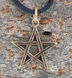 Anhänger 31 Pentagramm - Bronze