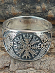 Ring Helm der Ehrfurcht, Gr. 52-74 (helm) - Silber