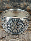 Ring Helm der Ehrfurcht, Gr. 52-74 (helm) - Silber