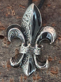 Anhänger 14 Fleur-de-Lis - Edelstahl