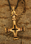 Anhänger 72 Wolfskreuz - Bronze