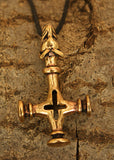 Anhänger 72 Wolfskreuz - Bronze