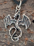 Anhänger 9 Drache - Silber