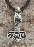 Thorshammer 225 mit Königskette - Silber