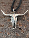 Stier 14 mit Schlangenkette - Silber