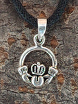 Claddagh 169 mit Schlangenkette - Silber