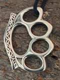 Schlagring 202 mit Panzerkette - Edelstahl