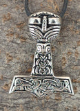 Thorshammer 59 mit Königskette - Edelstahl