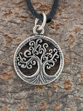 Lebensbaum 213 mit Schlangenkette - Silber