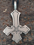 Anhänger 27 Kreuz - Zinn