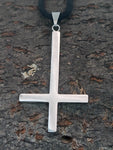 Anhänger 81 Kreuz - Edelstahl