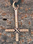 Anhänger 24 Kreuz - Bronze